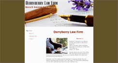 Desktop Screenshot of derryberrylawfirm.com